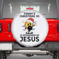 Funny Jesus Christian Christmas Spare Tire Cover Today Is Good Mood Is Sponsored By Jesus - Wonder Print Shop