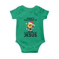 Funny Jesus Christian Christmas Baby Onesie Today Is Good Mood Is Sponsored By Jesus - Wonder Print Shop