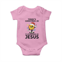 Funny Jesus Christian Christmas Baby Onesie Today Is Good Mood Is Sponsored By Jesus - Wonder Print Shop
