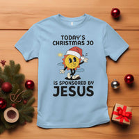Funny Jesus Christian Christmas T Shirt Today Is Good Mood Is Sponsored By Jesus - Wonder Print Shop