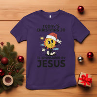 Funny Jesus Christian Christmas T Shirt Today Is Good Mood Is Sponsored By Jesus - Wonder Print Shop