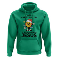 Funny Jesus Christian Christmas Hoodie Today Is Good Mood Is Sponsored By Jesus - Wonder Print Shop