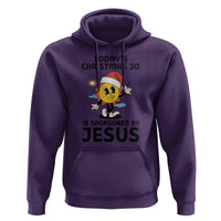 Funny Jesus Christian Christmas Hoodie Today Is Good Mood Is Sponsored By Jesus - Wonder Print Shop