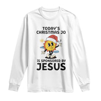 Funny Jesus Christian Christmas Long Sleeve Shirt Today Is Good Mood Is Sponsored By Jesus - Wonder Print Shop