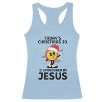 Funny Jesus Christian Christmas Racerback Tank Top Today Is Good Mood Is Sponsored By Jesus - Wonder Print Shop
