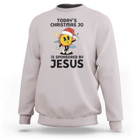 Funny Jesus Christian Christmas Sweatshirt Today Is Good Mood Is Sponsored By Jesus - Wonder Print Shop