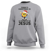 Funny Jesus Christian Christmas Sweatshirt Today Is Good Mood Is Sponsored By Jesus - Wonder Print Shop
