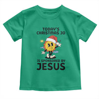 Funny Jesus Christian Christmas Toddler T Shirt Today Is Good Mood Is Sponsored By Jesus - Wonder Print Shop