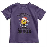 Funny Jesus Christian Christmas Toddler T Shirt Today Is Good Mood Is Sponsored By Jesus - Wonder Print Shop