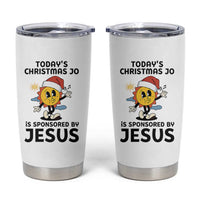 Funny Jesus Christian Christmas Tumbler Cup Today Is Good Mood Is Sponsored By Jesus - Wonder Print Shop
