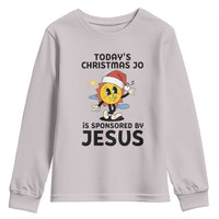 Funny Jesus Christian Christmas Youth Sweatshirt Today Is Good Mood Is Sponsored By Jesus - Wonder Print Shop