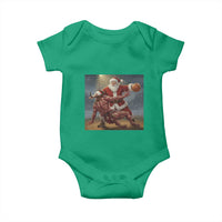 Funny Santa Basketball Baby Onesie Satan Christmas Meme - Wonder Print Shop
