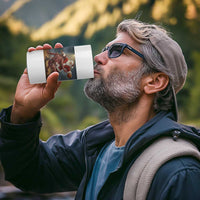 Funny Santa Basketball 4 in 1 Can Cooler Tumbler Satan Christmas Meme - Wonder Print Shop