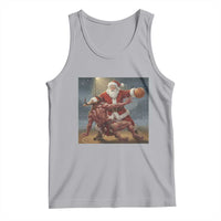 Funny Santa Basketball Tank Top Satan Christmas Meme - Wonder Print Shop