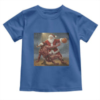 Funny Santa Basketball Toddler T Shirt Satan Christmas Meme - Wonder Print Shop