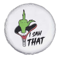 I Saw That Spare Tire Cover Funny Elf Hand Christmas - Wonder Print Shop