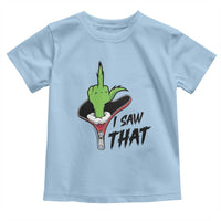 I Saw That Toddler T Shirt Funny Elf Hand Christmas - Wonder Print Shop
