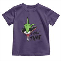 I Saw That Toddler T Shirt Funny Elf Hand Christmas - Wonder Print Shop