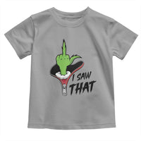 I Saw That Toddler T Shirt Funny Elf Hand Christmas - Wonder Print Shop
