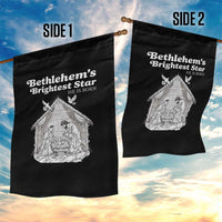 Nativity Scene Garden Flag Brightest Star of Bethlehem He Is Born Christian Christmas - Wonder Print Shop