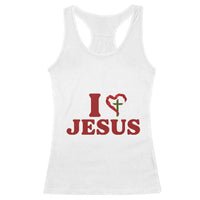 Jesus Christian Racerback Tank Top Religious Faith Inspirational Bible Verse - Wonder Print Shop