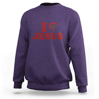 Jesus Christian Sweatshirt Religious Faith Inspirational Bible Verse - Wonder Print Shop