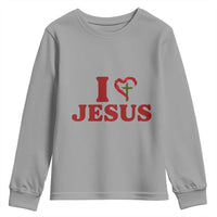 Jesus Christian Youth Sweatshirt Religious Faith Inspirational Bible Verse - Wonder Print Shop