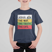 Jesus Christian T Shirt For Kid The Way The Truth The Life Nativity Scene - Wonder Print Shop