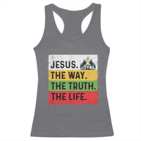 Jesus Christian Racerback Tank Top The Way The Truth The Life Nativity Scene - Wonder Print Shop