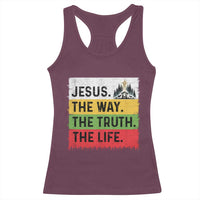 Jesus Christian Racerback Tank Top The Way The Truth The Life Nativity Scene - Wonder Print Shop