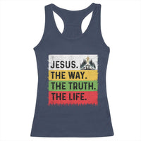 Jesus Christian Racerback Tank Top The Way The Truth The Life Nativity Scene - Wonder Print Shop