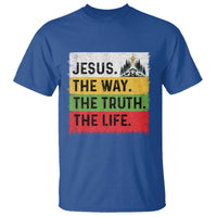 Jesus Christian T Shirt The Way The Truth The Life Nativity Scene - Wonder Print Shop