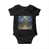 Nativity Scene Baby Onesie Christmas Starry Night Christian Jesus Baby Jesus Holiday - Wonder Print Shop