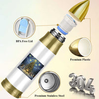 Nativity Scene Bullet Tumbler Christmas Starry Night Christian Jesus Baby Jesus Holiday - Wonder Print Shop