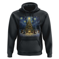 Nativity Scene Hoodie Christmas Starry Night Christian Jesus Baby Jesus Holiday - Wonder Print Shop