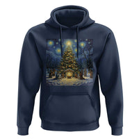 Nativity Scene Hoodie Christmas Starry Night Christian Jesus Baby Jesus Holiday - Wonder Print Shop