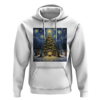 Nativity Scene Hoodie Christmas Starry Night Christian Jesus Baby Jesus Holiday - Wonder Print Shop