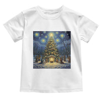 Nativity Scene Toddler T Shirt Christmas Starry Night Christian Jesus Baby Jesus Holiday - Wonder Print Shop