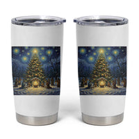 Nativity Scene Tumbler Cup Christmas Starry Night Christian Jesus Baby Jesus Holiday - Wonder Print Shop