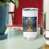 Nativity Scene Tumbler Cup Christmas Starry Night Christian Jesus Baby Jesus Holiday - Wonder Print Shop