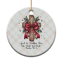 Jesus Christian Ceramic Ornament Cross Bible Verse Inspirational Xmas - Wonder Print Shop