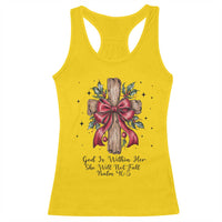 Jesus Christian Racerback Tank Top Cross Bible Verse Inspirational Christmas - Wonder Print Shop