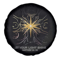 Jesus Christian Spare Tire Cover Let Your Light Shine Matthew 5:16 - Wonder Print Shop