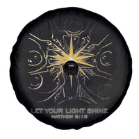 Jesus Christian Spare Tire Cover Let Your Light Shine Matthew 5:16 - Wonder Print Shop
