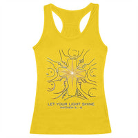 Jesus Christian Racerback Tank Top Let Your Light Shine Matthew 5:16 - Wonder Print Shop