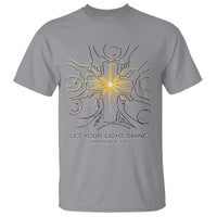Jesus Christian T Shirt Let Your Light Shine Matthew 5:16 - Wonder Print Shop