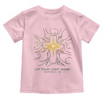 Jesus Christian Toddler T Shirt Let Your Light Shine Matthew 5:16 - Wonder Print Shop