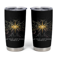 Jesus Christian Tumbler Cup Let Your Light Shine Matthew 5:16 - Wonder Print Shop