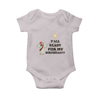 Funny Jesus Christmas Baby Onesie Are You All Ready For My Birthday - Wonder Print Shop