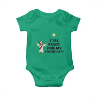Funny Jesus Christmas Baby Onesie Are You All Ready For My Birthday - Wonder Print Shop